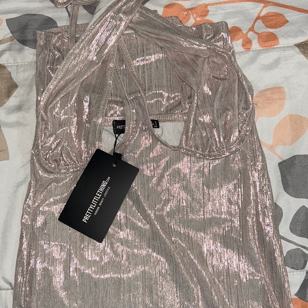 Champagne pink dress